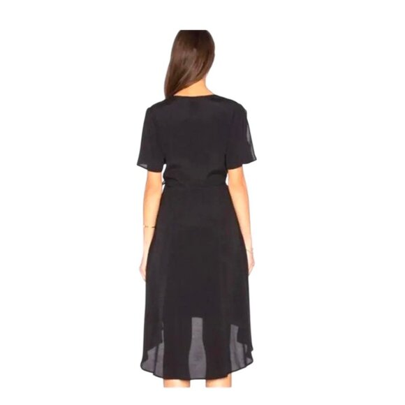Astr The Label Adeline Wrap Dress Black Size S - Picture 12 of 15
